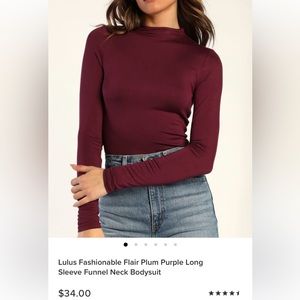 Lulus Long Sleeves Bodysuit